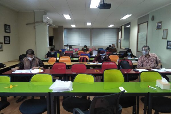 CRMP : Uji Tertulis CRMP Reg. B’143 Jumat, 23 Oktober 2020 di Ruang Edelweis Lt.4 Gedung Biru, Jakarta