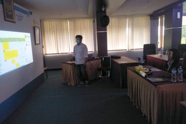 Senin. 30 November 2020. Uji Presentasi CRMO B ‘157 di Ruang Borobudur Lt 3 PLN Yogyakarta dengan Asesor Ibu Widyamartha Lesmanawati
