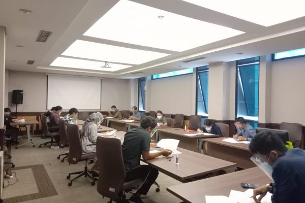 Uji Tertulis CRMO B’ 149 DJP Kamis, 05 November 2020. di Ruang Rapat Gedung B lt. 14