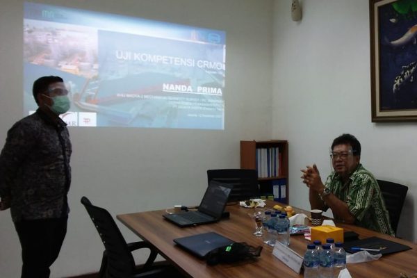 Sabtu, 12 Desember 2020. Uji Presentasi CRMO B’ 159 dg Asesor Bapak Edi Timbul Hardiyanto di Ruang Edelweis 3 Gedung Biru lt. 4a