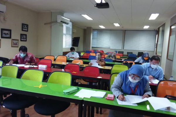 CRMO : Senin. 28 Desember 2020. Uji Tertulis CRMO B ‘163 (sesi II) di Ruang Edelweis Gd. Biru Lt 4.