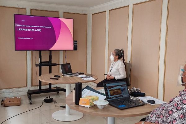 Selasa, 28 September 2021. Uji Presentasi CRMO B’203 Kementerian ATR BPN dg Asesi Ibu Ni Made Susilawati dan Asesor Bapak Raymond Buisson di Ruangan Tamu Irjen lt. 4