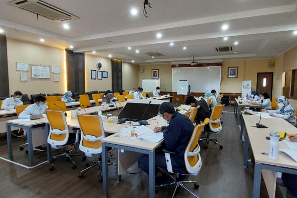 Selasa, 02 November 2021. Uji Tertulis CRMO B’ 214 PT.  PLN (Persero) Puslibang Ketenagalistrikan di Ruang Rapat Teknologi Gedung 1 lt. 2