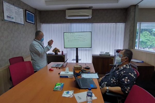 Selasa, 02 November 2021. Uji Presentasi CRMO B’ 214 PT.  PLN (Persero) Puslitbang Ketenagalistrikan dg Asesi Bapak Budi Mulyono dan Asesor Bapak Raymond Buisson di Ruang Rapat GCG Gedung 1 lt. 2