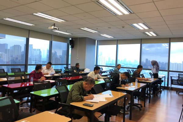 Senin 10 Februari 2025, Uji Terulis CRMP B’234 diruang RAP 1 Pakuwon Tower Lt. 26