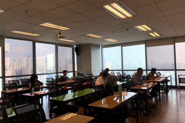 Senin, 20 April 2026. Uji Tertulis BCMCP B’55 diruang RAP 1 Pakuwon Tower Lt. 26