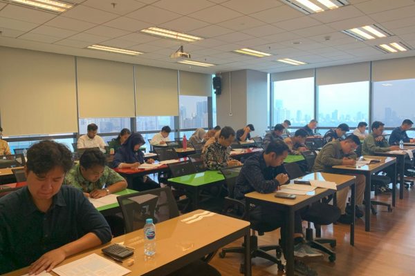 Jum’at, 24 April 2026. Uji Tertulis CRMO B’433 diruang RAP 1 Pakuwon Tower Lt. 26