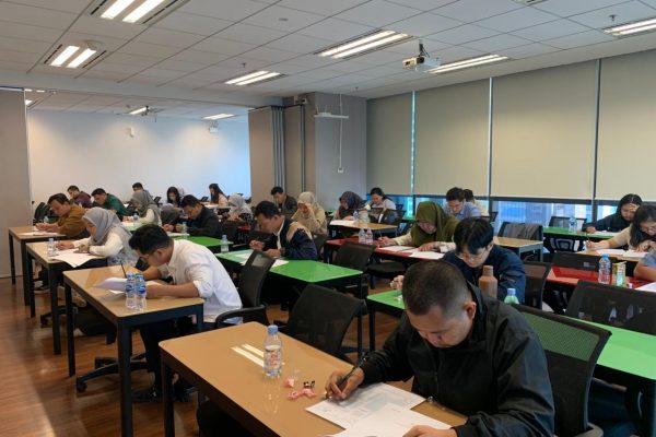 Rabu, 29 April 2026. Uji Tertulis CROP B’54 Inspektorat Prov. DKI Jakarta diruang RAP 1 dan 2 Pakuwon Tower Lt. 26