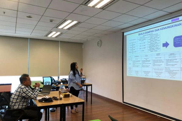 Rabu 29 April 2026, Uji Presentasi CROP B’54 Asesor Bapak Edi Timbul H dengan Asesi Ibu Rachmawati, diruang RAP 1 Pakuwon Tower Lt.26