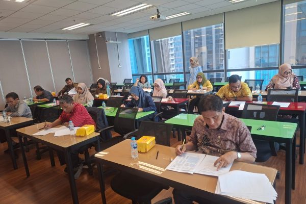 Selasa, 5 Mei 2026. Uji Tertulis CRPP B’21 Inspektorat Prov. DKI Jakarta diruang RAP 1 Pakuwon Tower Lt. 26