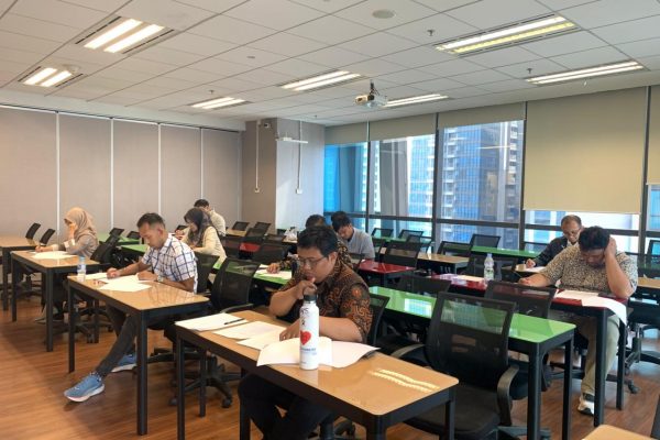 Senin, 11 Mei 2026. Uji Tertulis CRMP B’253 diruang RAP 1 Pakuwon Tower Lt. 26