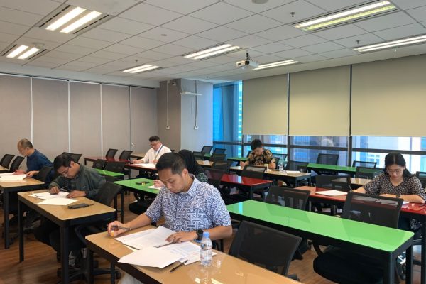 Senin 13 Juli 2026, Uji Tertulis CRMP B’255 diruang RAP 1 Pakuwon Tower Lt.26