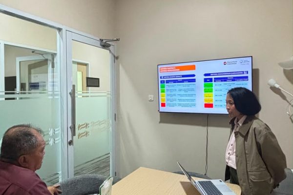 Kamis, 16 Juli 2026. Uji Presentasi CRMO B’440 PT Asuransi Jasa Indonesia, Asesor Bapak Raymond Buisson dengan Asesi Ibu Widita Lindi Lokasthiti. Ruang Ternate 1 lt. G
