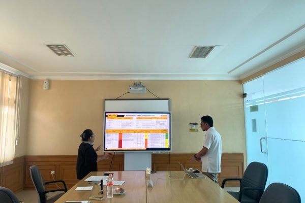 Senin, 7 September 2026. Uji Presentasi CRMO B’451 PPSDM Aparatur. Asesor Ibu Ida Arini dan Asesi Bapak Andhika Sinusaroyo di Ruang LGD 2, PPSDMA lt.4